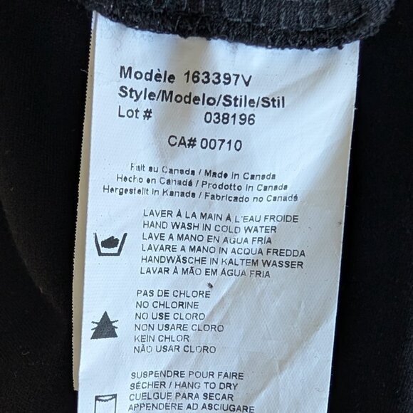 Joseph Ribkoff Black Ponte Knit Front Seam Legging with Tulip Hem - Picture 7 of 8